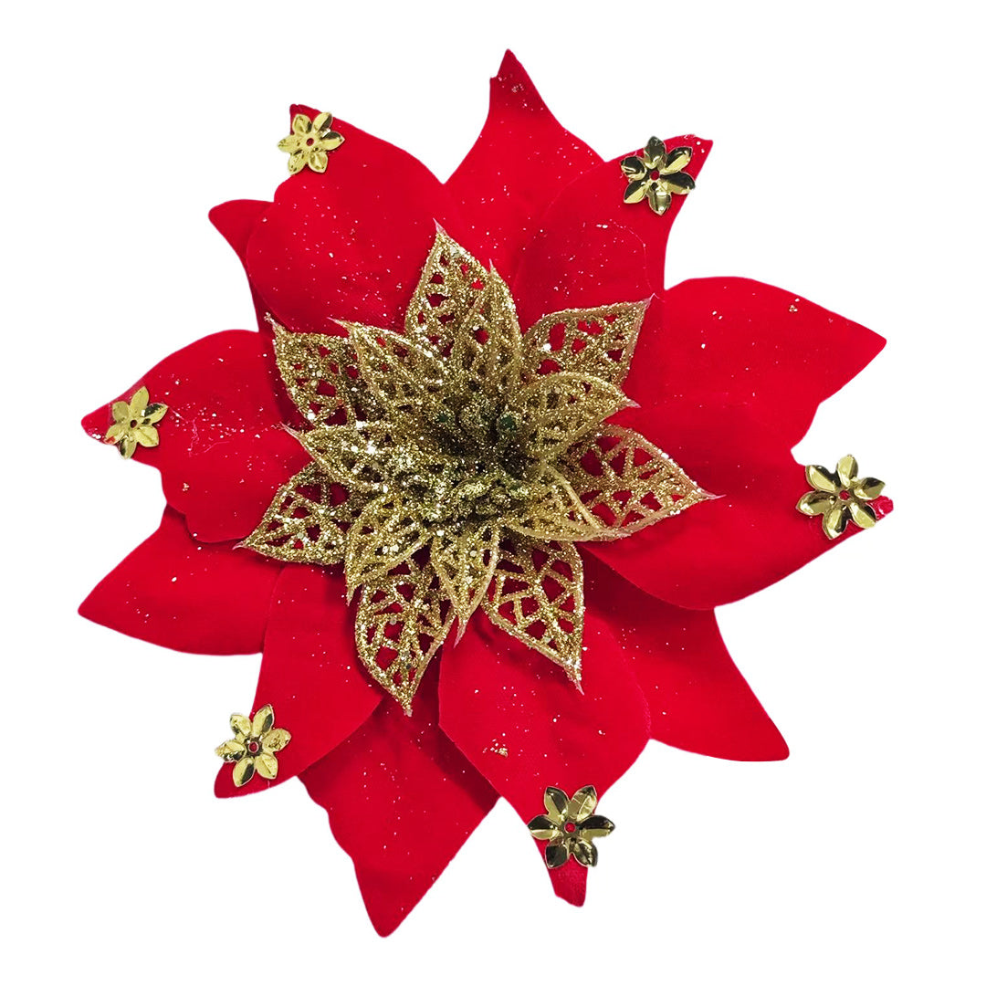 Christmas Flower Various design Christmas flowers Artificial Flowers christmas tree decoration Party,DIY  JVL