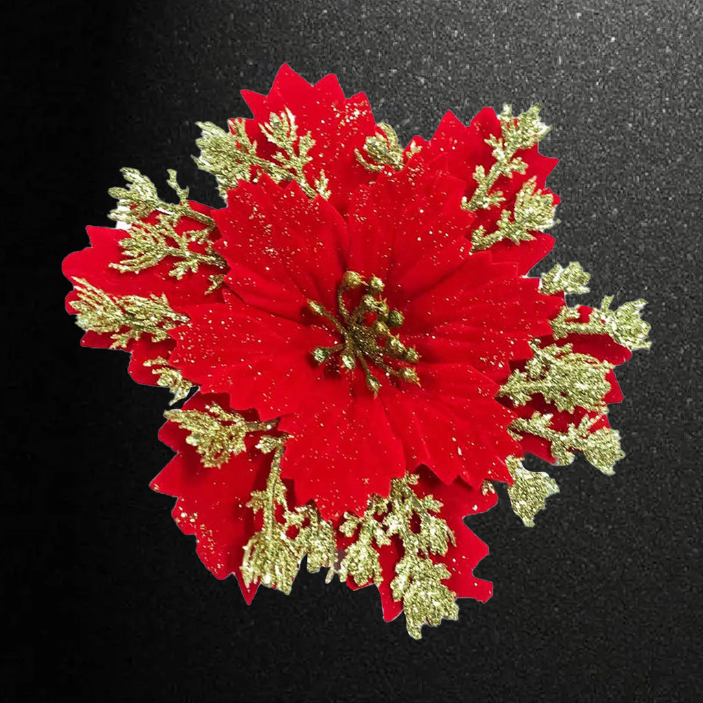 Christmas Flower Various design Christmas flowers Artificial Flowers christmas tree decoration Party,DIY  JVL