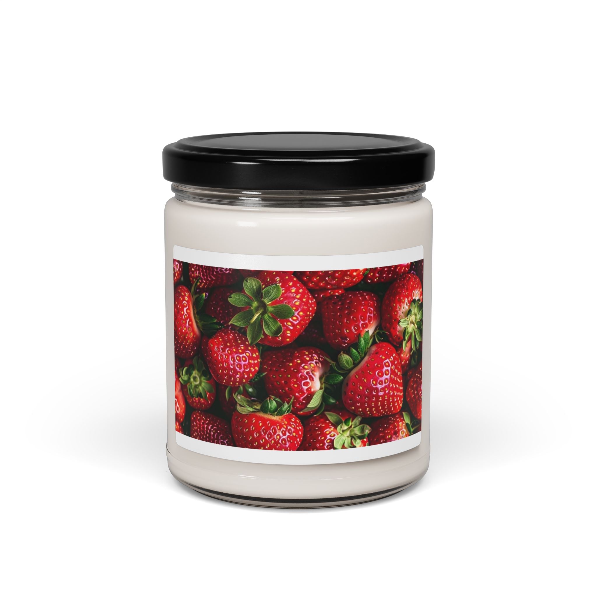 Fresh Strawberry Scented Soy Candle | Eco-Friendly Gift, Home Decor, Aromatherapy, Relaxation, Birthday