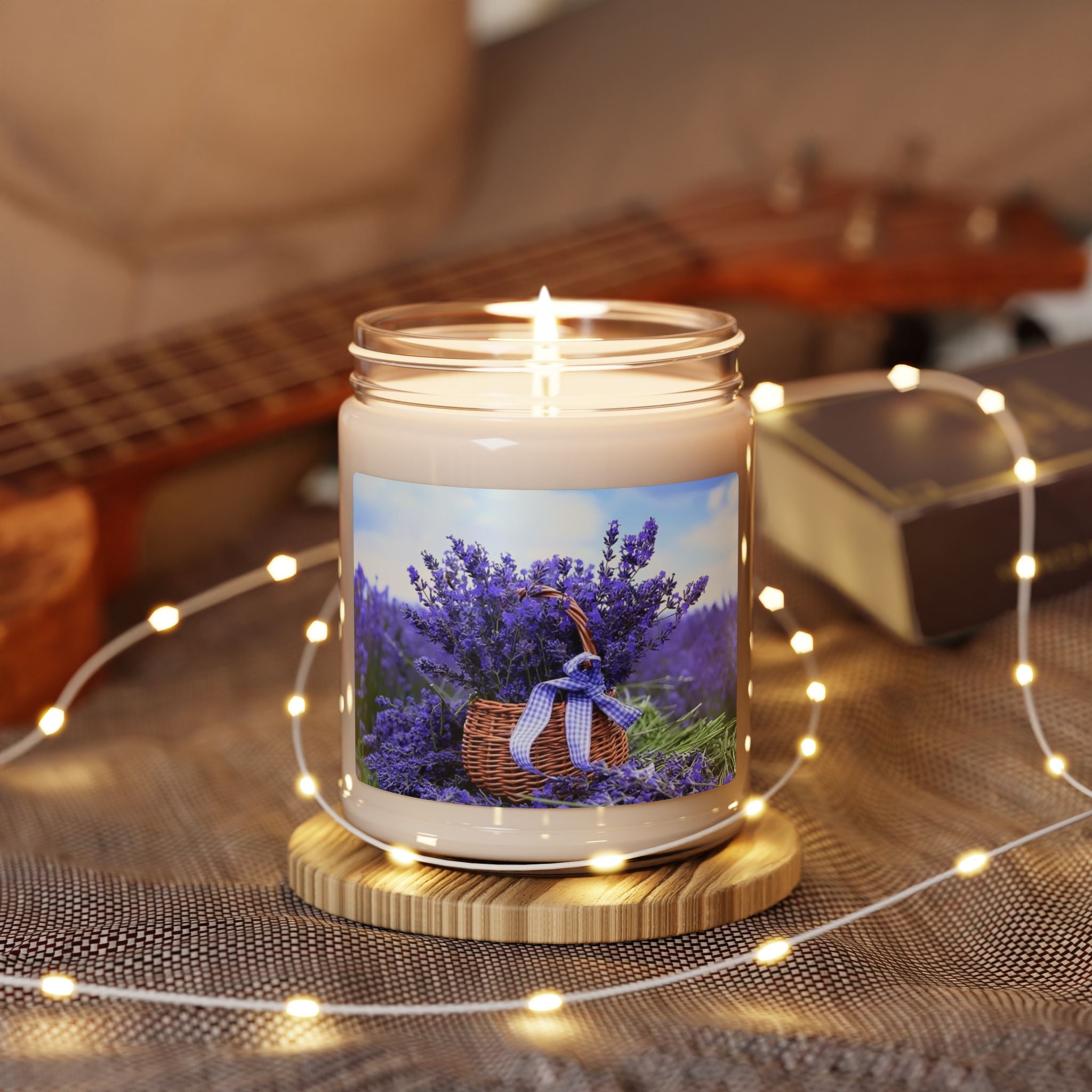 Lavender Scented Soy Candle, Relaxing Home Fragrance, Natural Soy Wax Candle, Gift for Her, Spa Decor, Aromatherapy Candle