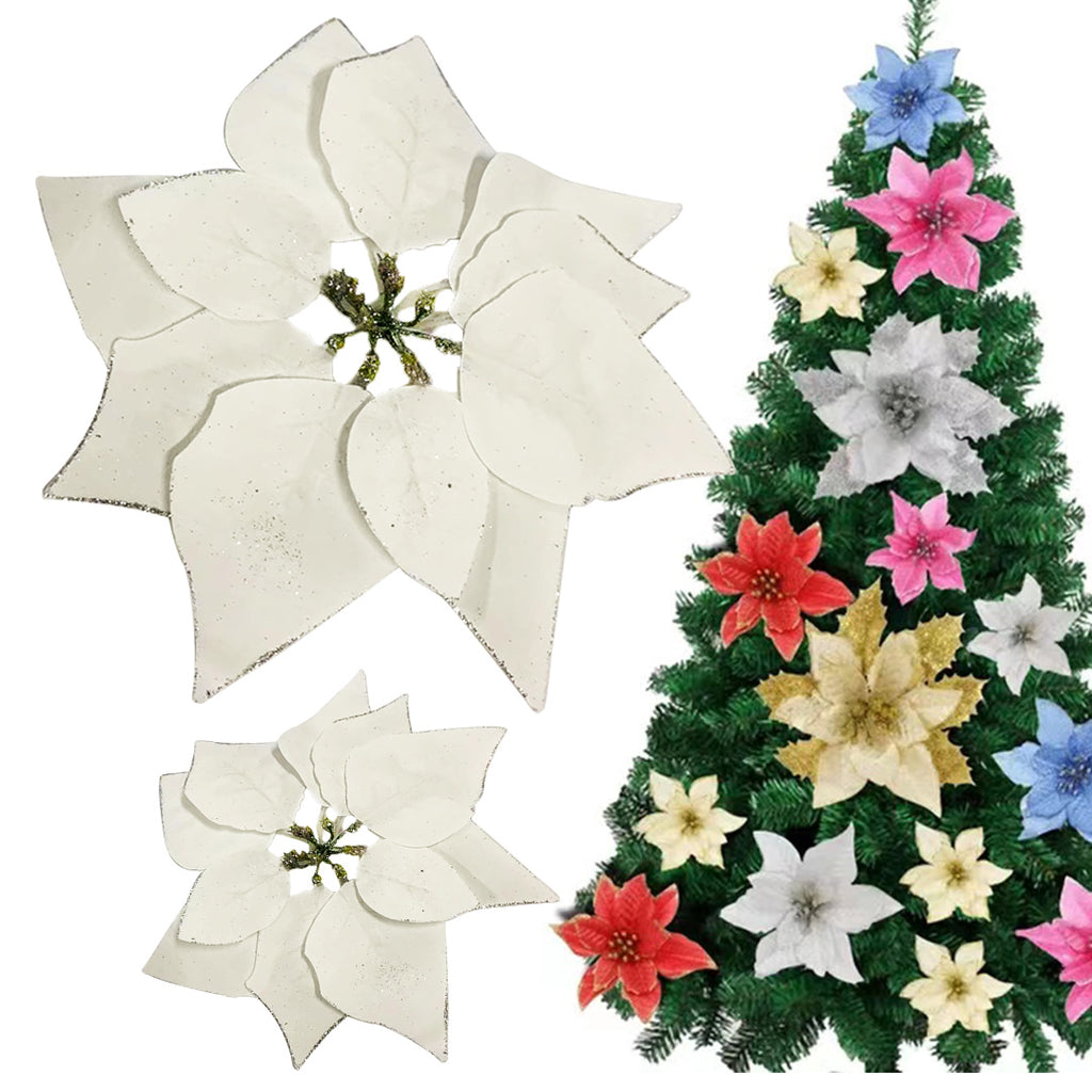 Christmas Flower Various design Christmas flowers Artificial Flowers christmas tree decoration Party,DIY  JVL