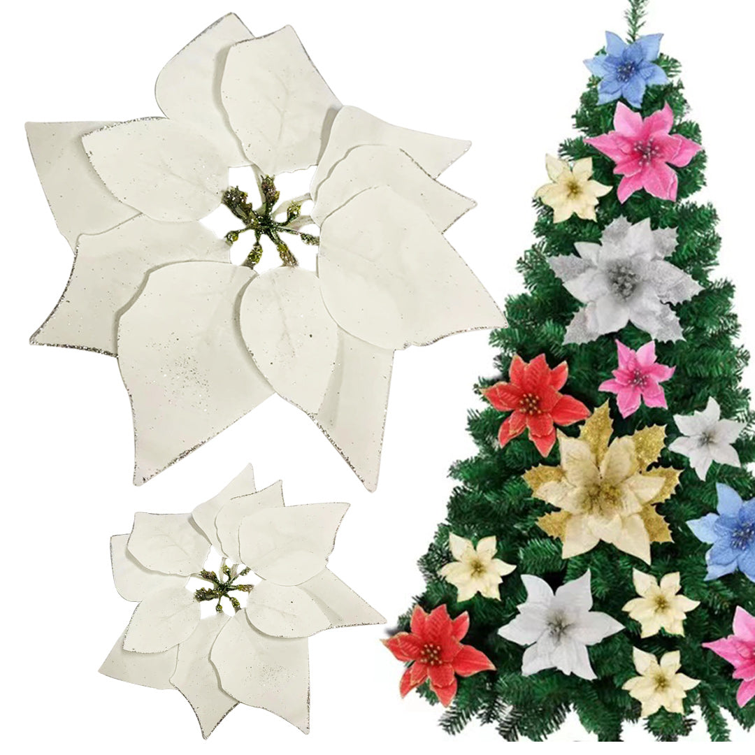 Christmas Flower Various design Christmas flowers Artificial Flowers christmas tree decoration Party,DIY  JVL