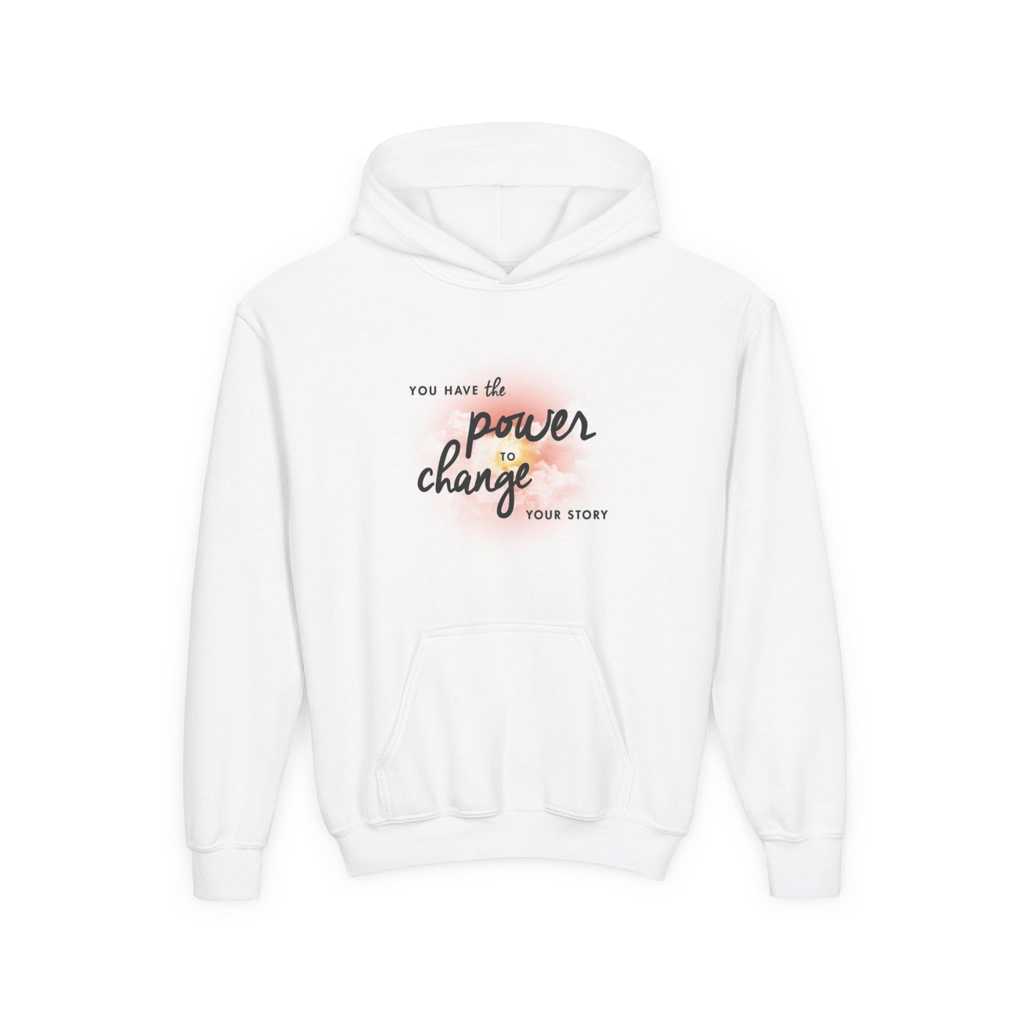 Inspirational Youth Hoodie - Cozy Motivational Sweatshirt, Inspirational Jumper, Teenager Hooded Sweatshirt, Positive Vibes Clothing,