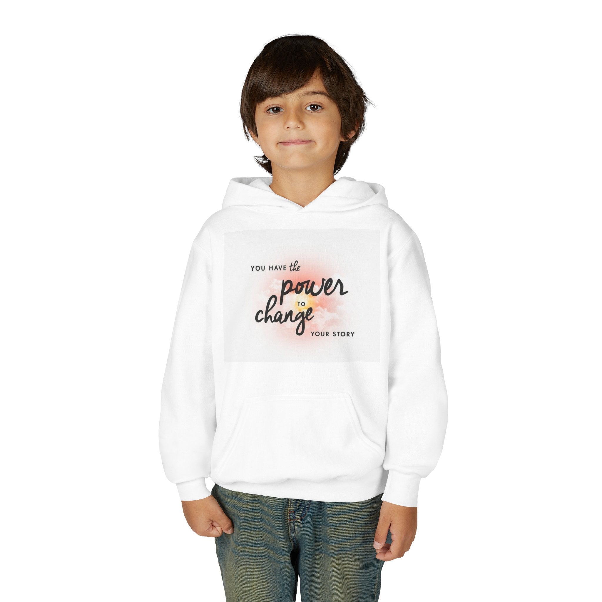 Inspirational Youth Hoodie - Cozy Motivational Sweatshirt, Inspirational Jumper, Teenager Hooded Sweatshirt, Positive Vibes Clothing,