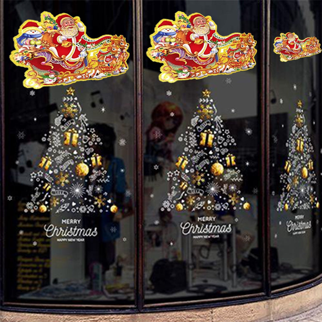 3D window/wall/door/front door hanging decor, Christmas banners,hanging, christmas decorations, santa claus,Christmas Party, DIY