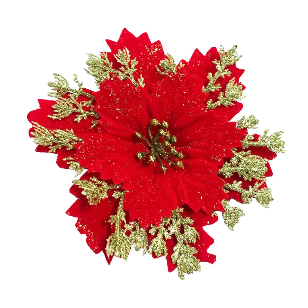 Christmas Flower Various design Christmas flowers Artificial Flowers christmas tree decoration Party,DIY  JVL