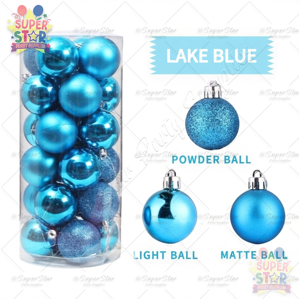 3/4/6/8CM Christmas ball decorations Christmas tree shatterproof Christmas tree decoration hanging ball suitable for festive weddings party decorations christmas balls big size decoration for home xmass decoration