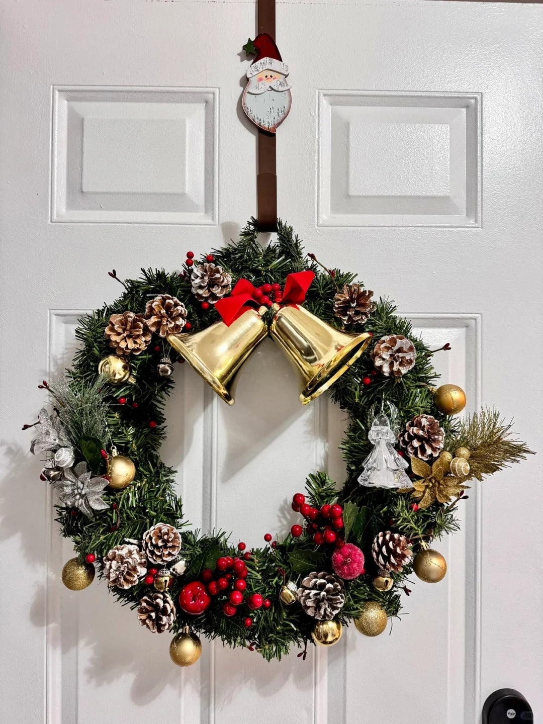 2M Christmas Garland Home Party Wall Door Decor Xmas Tree Ornaments Tinsel Strips with Bowknot Party