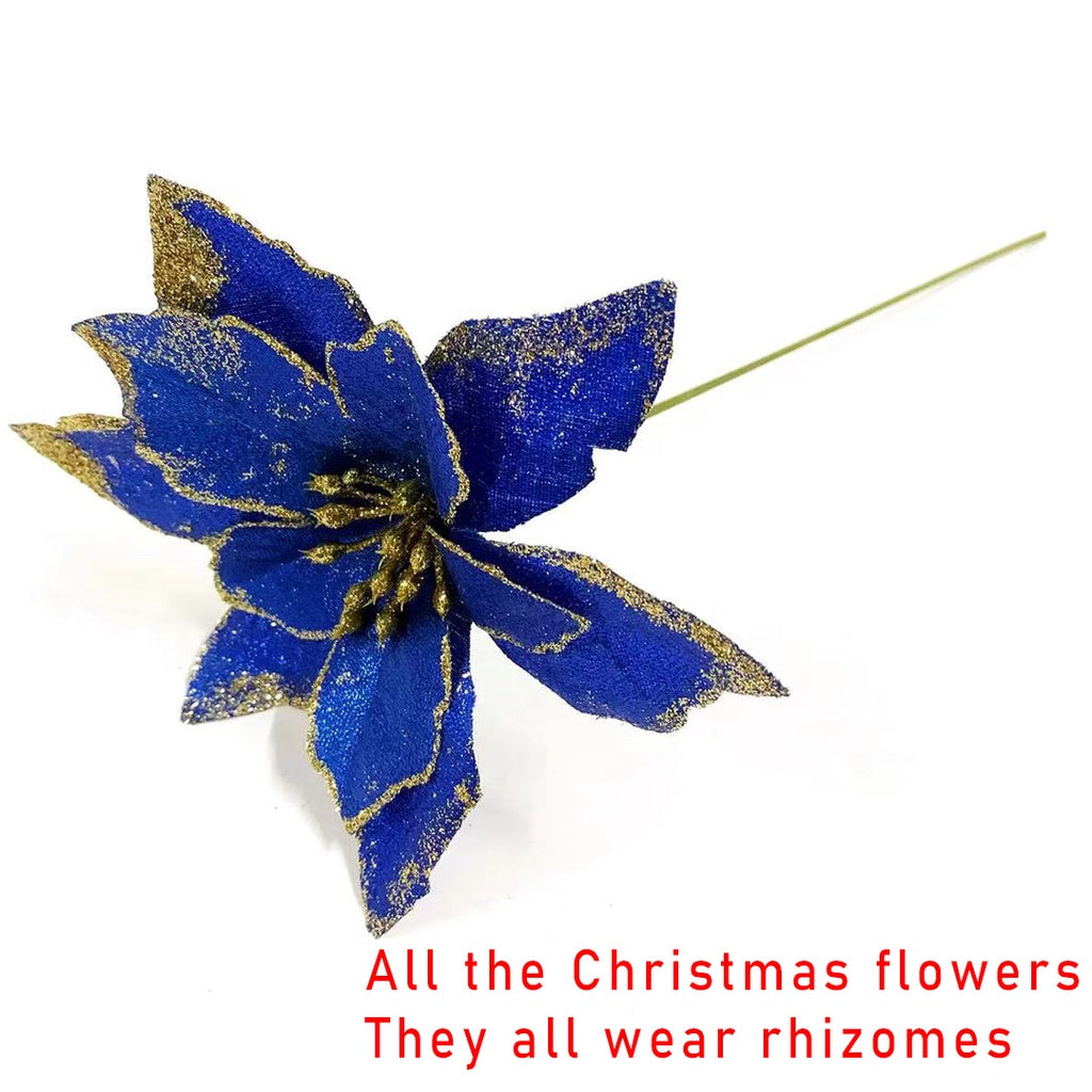 Christmas Flower Various design Christmas flowers Artificial Flowers christmas tree decoration Party,DIY  JVL