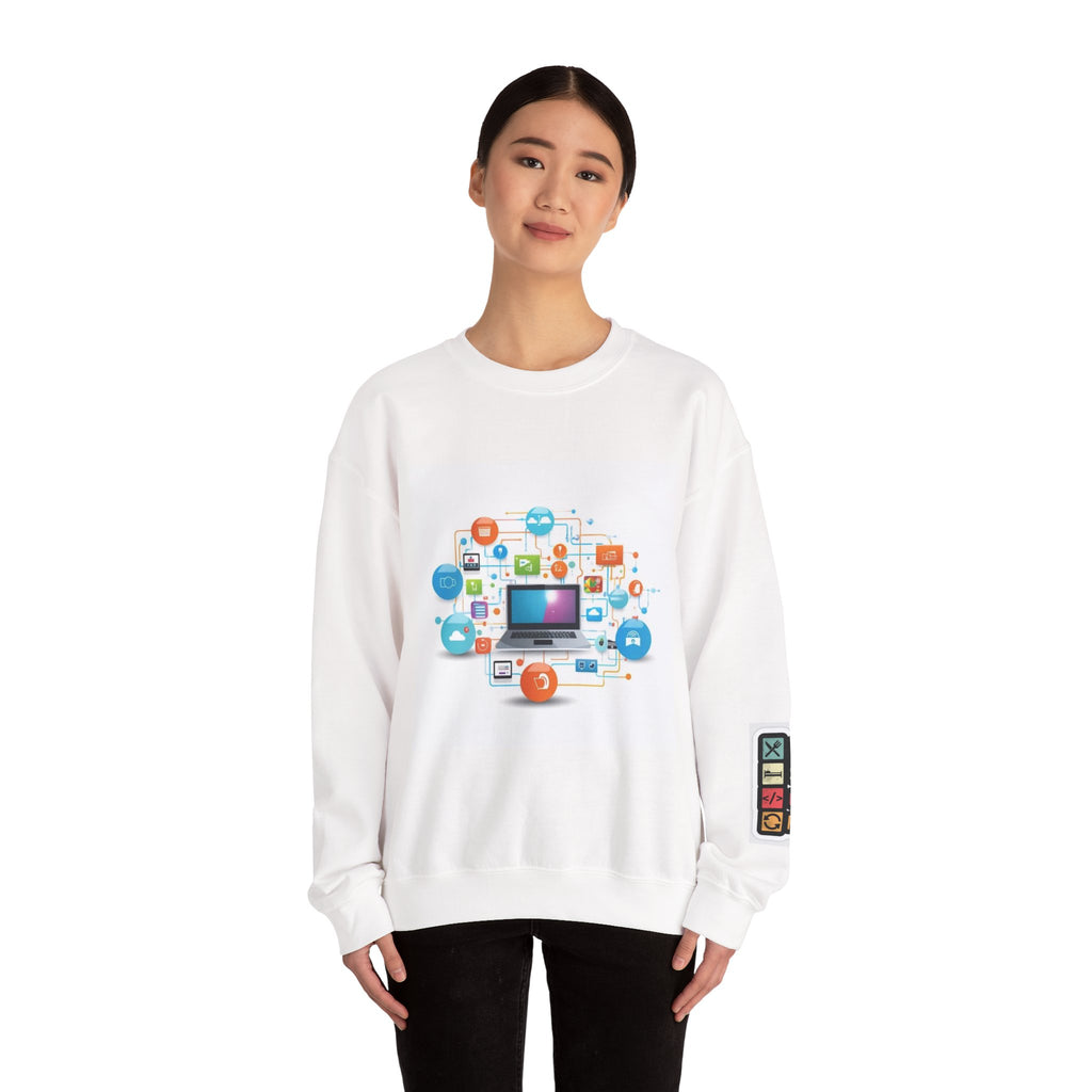 Tech Enthusiast Crewneck Sweatshirt - Code is Law, Programmer Gift, Geek Apparel, Techie Sweatshirt, Gift for Coders