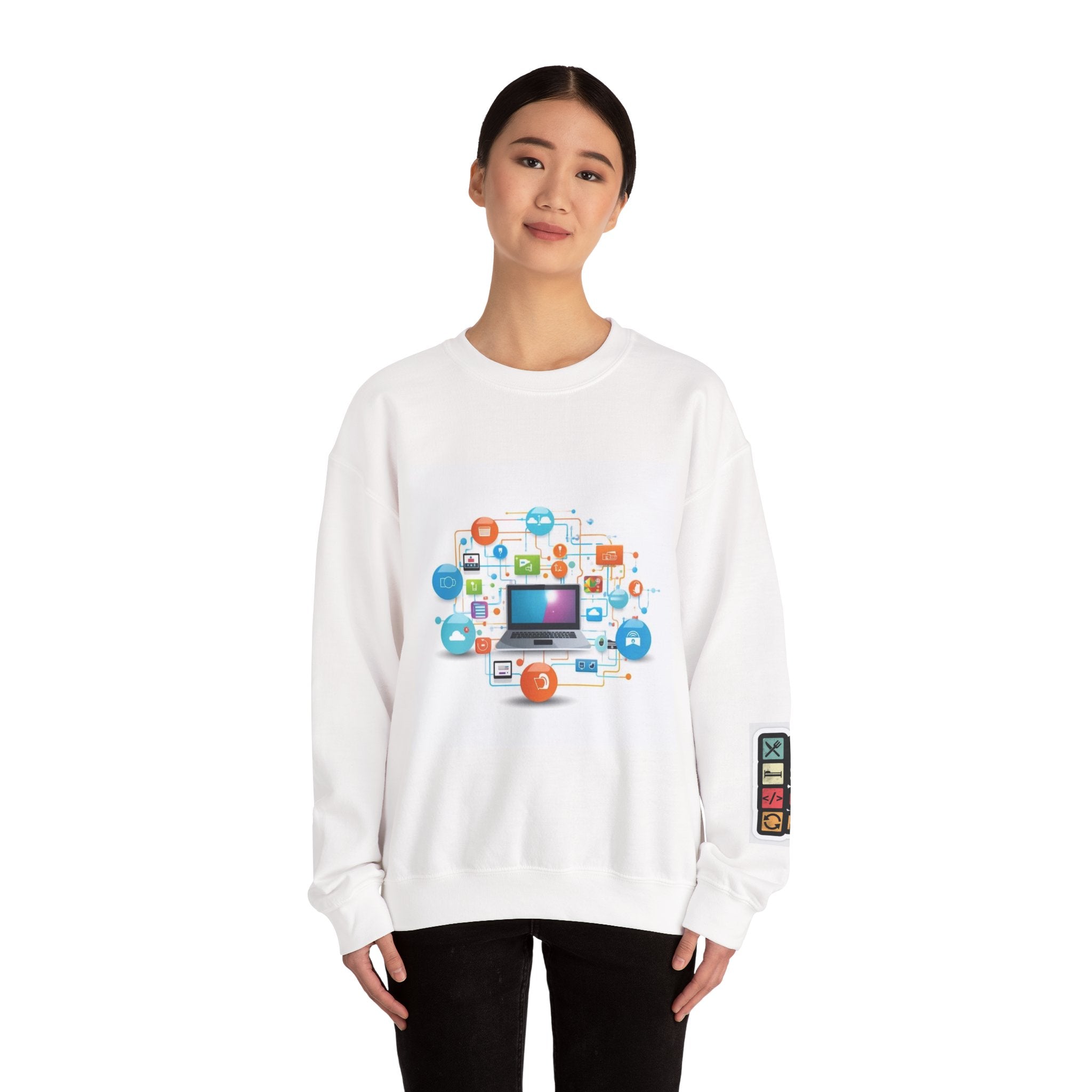 Tech Enthusiast Crewneck Sweatshirt - Code is Law, Programmer Gift, Geek Apparel, Techie Sweatshirt, Gift for Coders