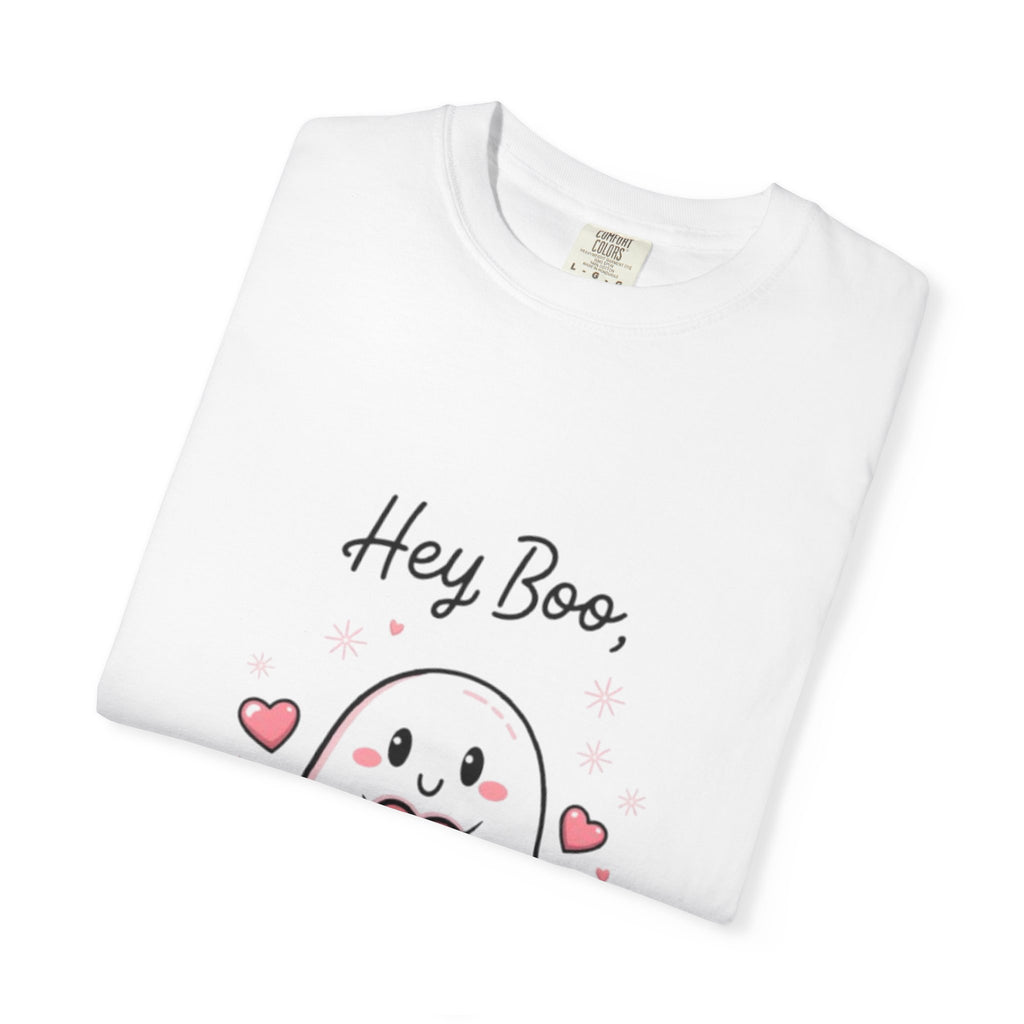 Cute Ghost Love T-Shirt, Funny Halloween Shirt, Unisex Tee, Gift for Couples, Ghost Lover Apparel, Valentine's Day Top