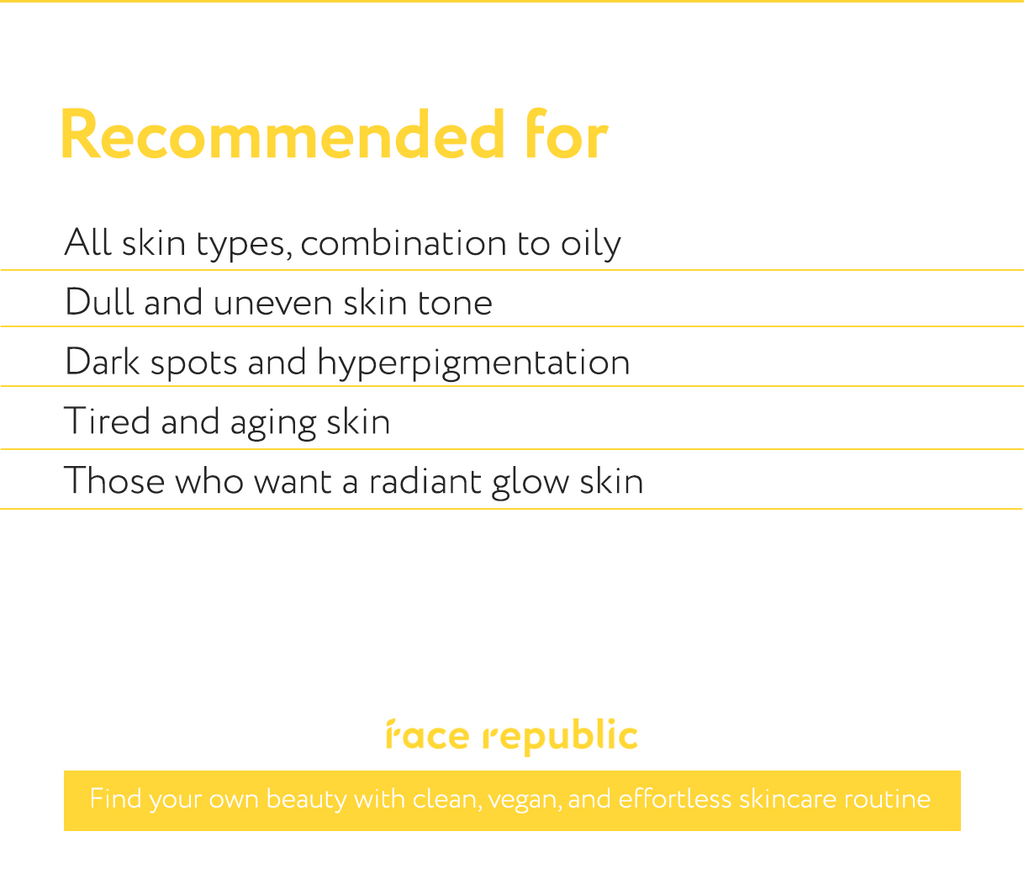 Face Republic Vita Glow Niacin Toner 160mL [Dull Skin, Brightening / Niacinamide 5%] Vegan | Clean Kbeauty Skincare