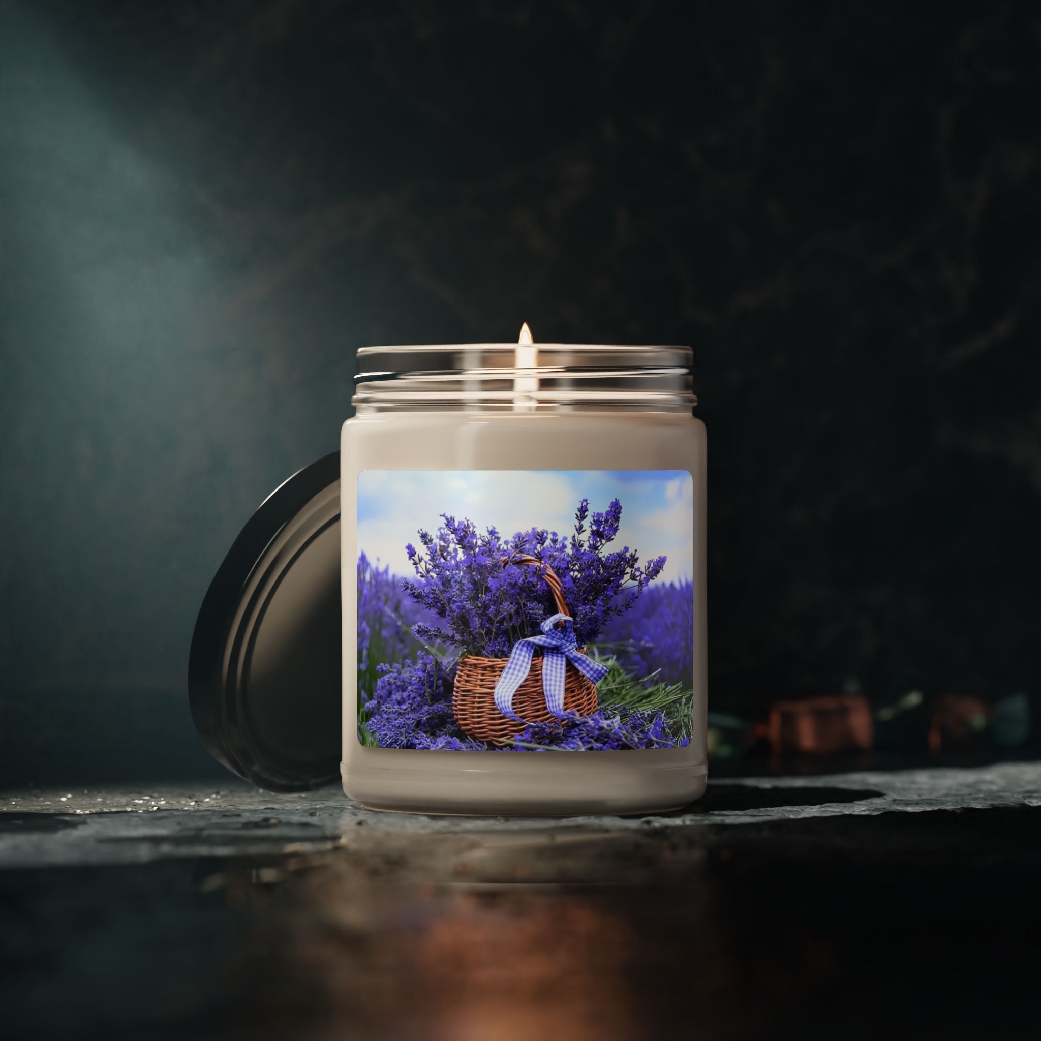 Lavender Scented Soy Candle, Relaxing Home Fragrance, Natural Soy Wax Candle, Gift for Her, Spa Decor, Aromatherapy Candle