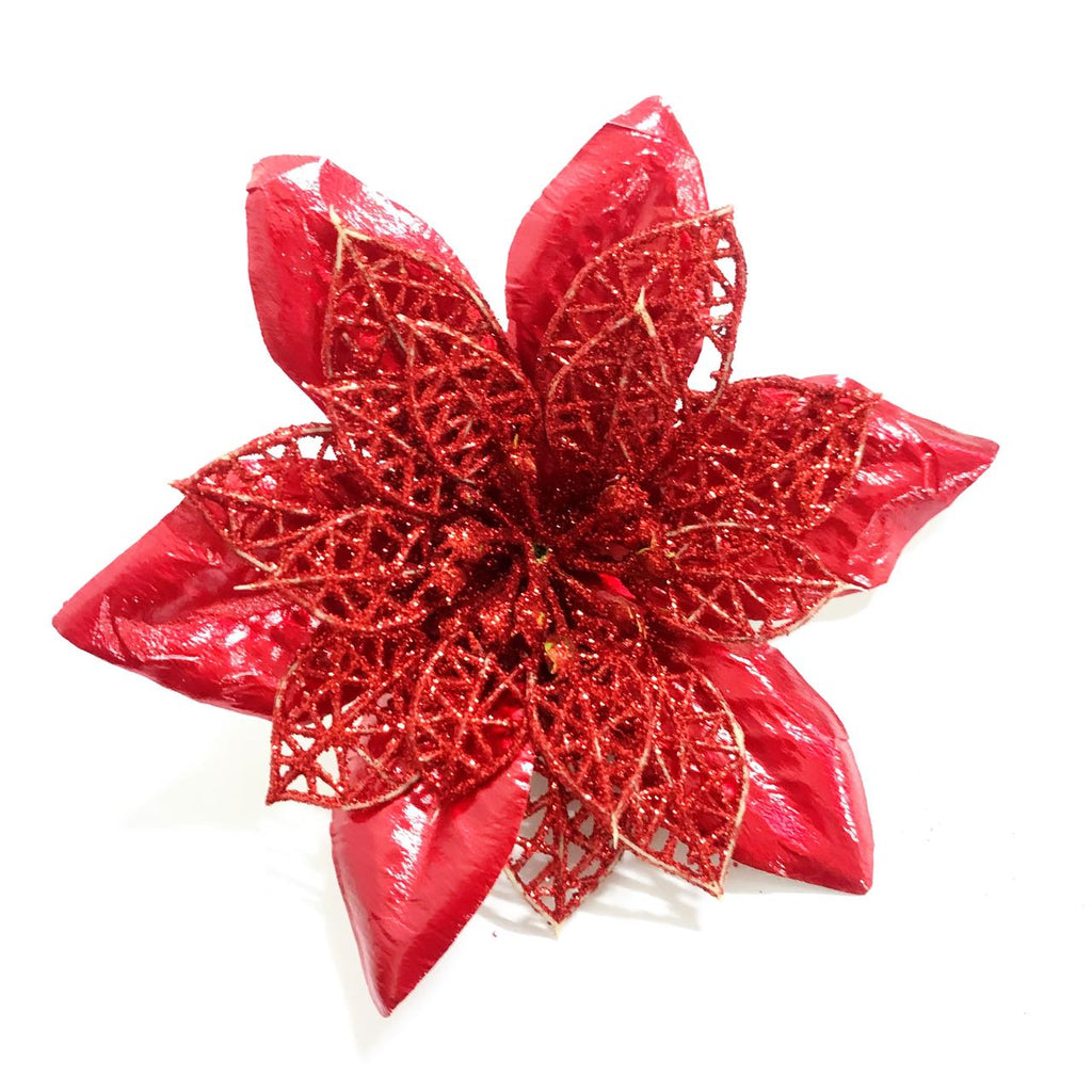 Christmas Flower Various design Christmas flowers Artificial Flowers christmas tree decoration Party,DIY  JVL