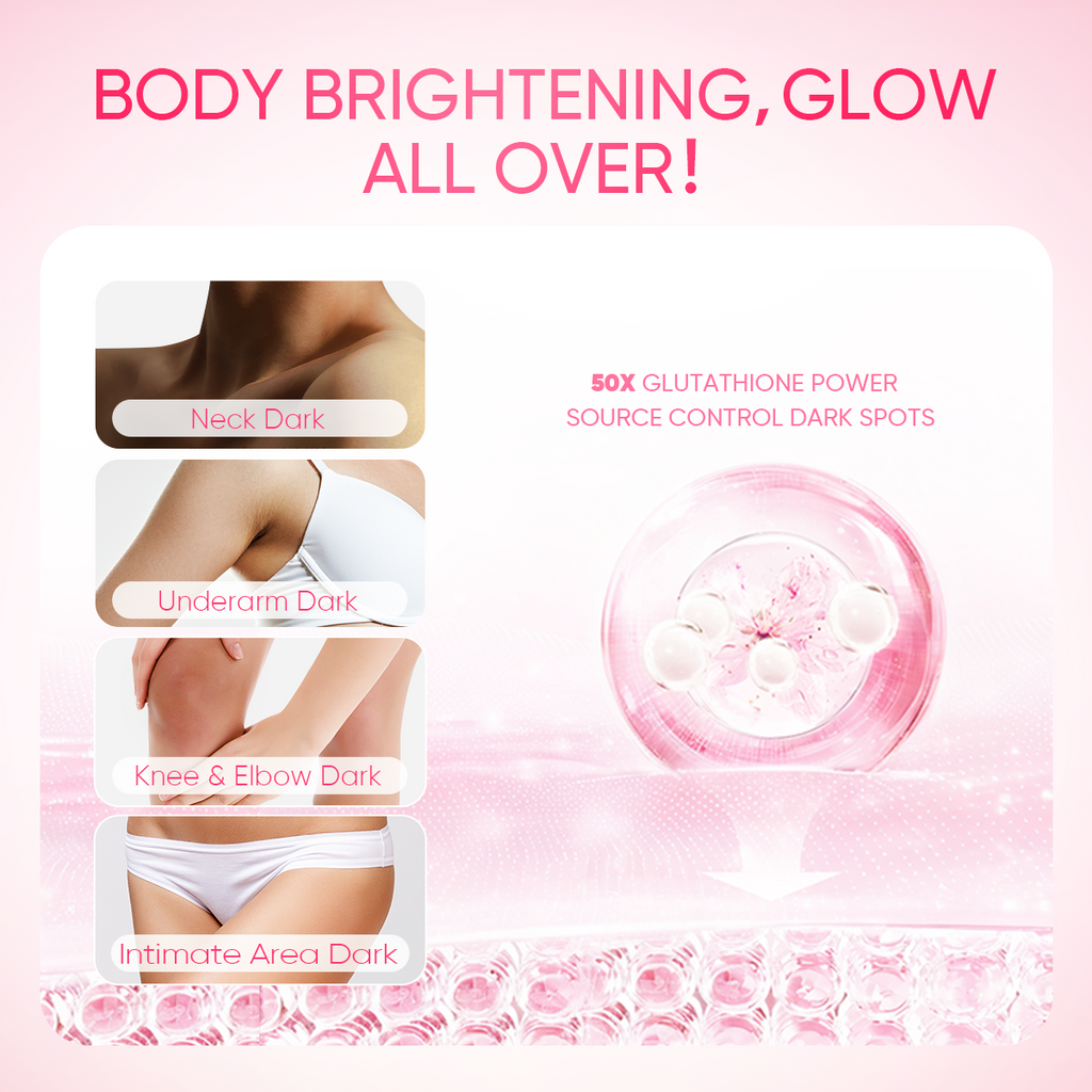 GMEELAN Sakura Underarm Whitening Cream Glutathione 30g 5X Ceramide Body Lotion Pearl Moisturizer