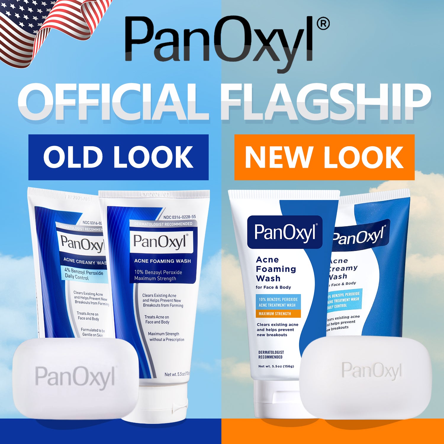 (US Import) PanOxyl Acne Foaming Wash Benzoyl Peroxide 10% High strength antibacterial agent 4% Benzoyl peroxide