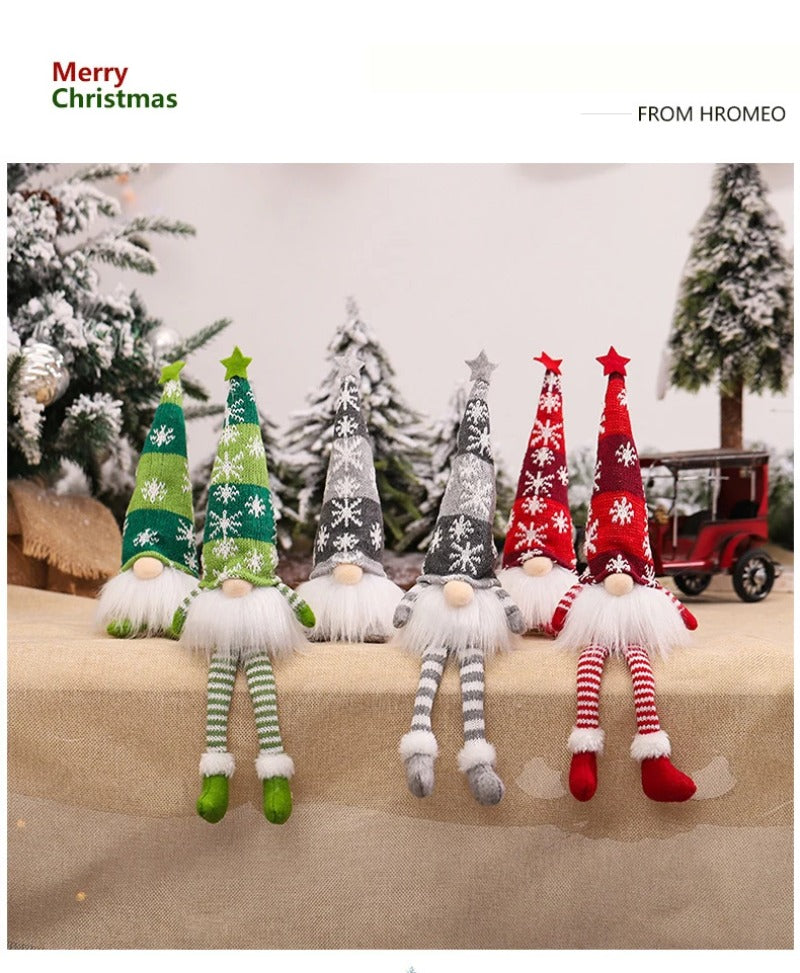 Glowing Gnome Christmas Faceless Doll Merry Christmas Home Decoration Children Gift Christmas Santa Doll With Light