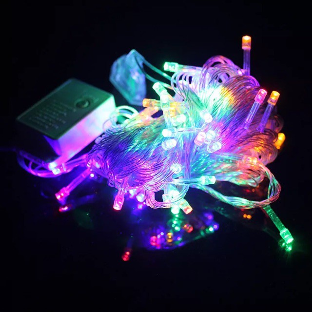 ZXD 10M Christmas Lights decor 100 LED Lights String strip Warm light white colorful for Wedding Home Party Light of outdoor decorations With connector
