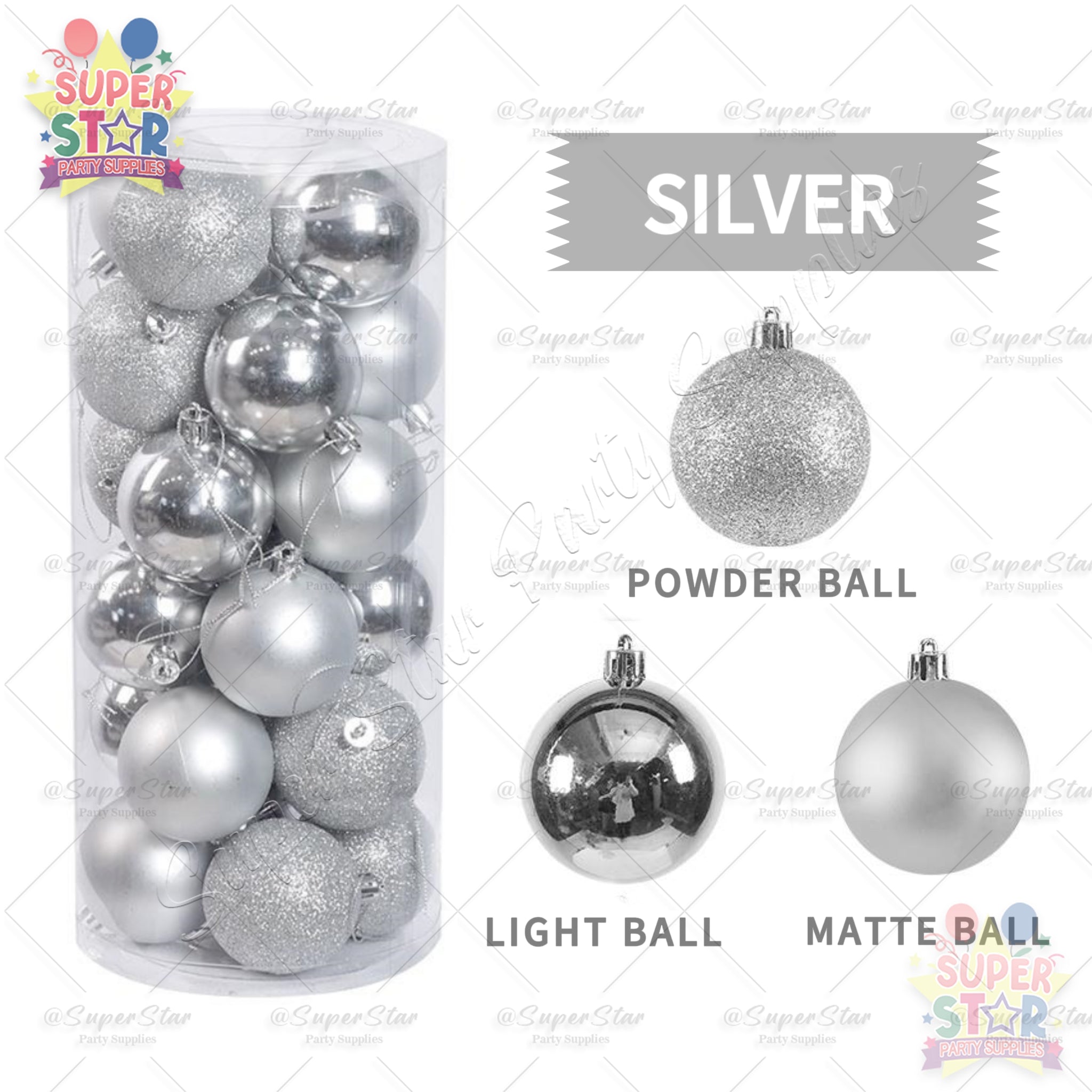 3/4/6/8CM Christmas ball decorations Christmas tree shatterproof Christmas tree decoration hanging ball suitable for festive weddings party decorations christmas balls big size decoration for home xmass decoration