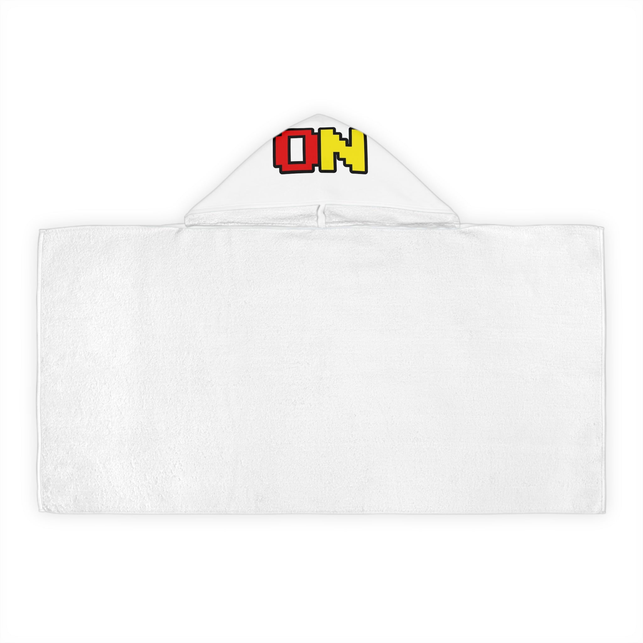 Colorful Youth Hooded Towel for Gamers, Fun Bath Cover-Up, Kids' Beach Towel, Perfect Gift for Birthdays, Pool Parties, Game Night