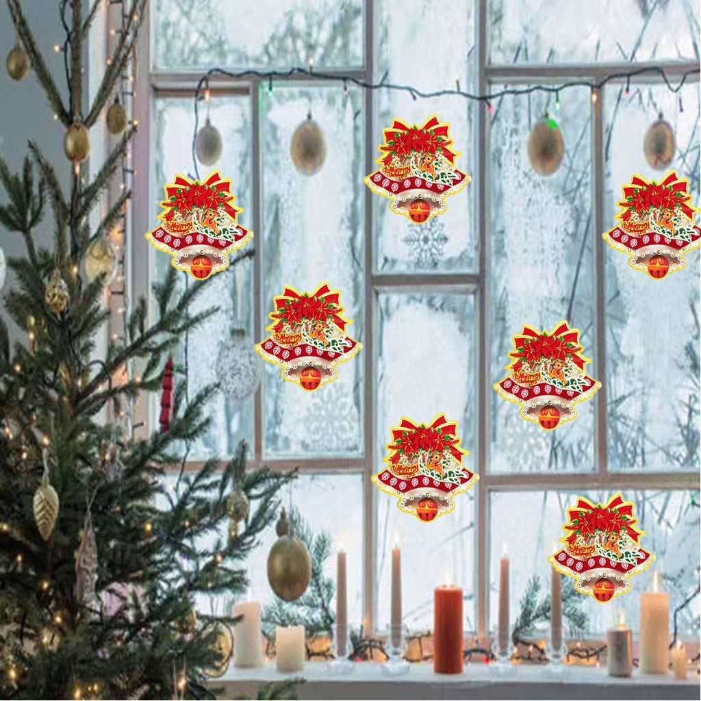 3D window/wall/door/front door hanging decor, Christmas banners,hanging, christmas decorations, santa claus,Christmas Party, DIY