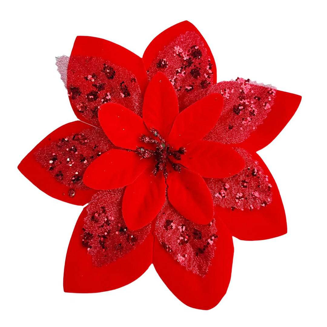 Christmas Flower Various design Christmas flowers Artificial Flowers christmas tree decoration Party,DIY  JVL