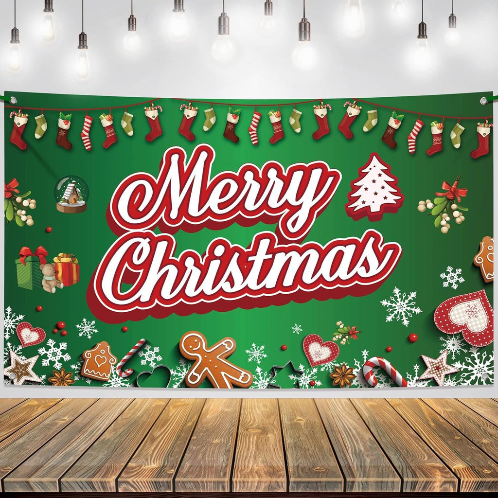 O-KAY Christmas Wall Tapestry Festival Hanging Cloth Background Cloth Wall Decoration Living Room Bedroom Fabric Art Wall Tapestry Tapestry Ornaments & Models