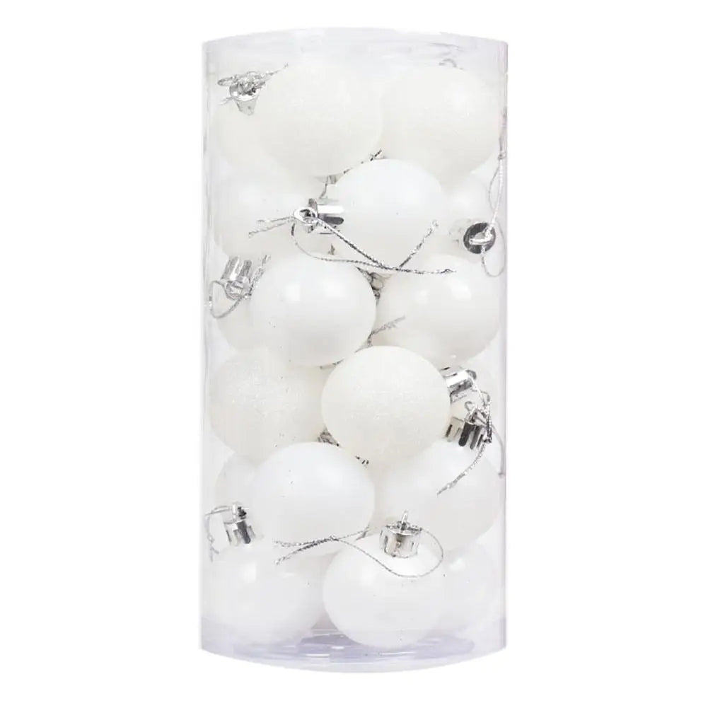 3/4/6/8CM Christmas ball decorations Christmas tree shatterproof Christmas tree decoration hanging ball suitable for festive weddings party decorations christmas balls big size decoration for home xmass decoration