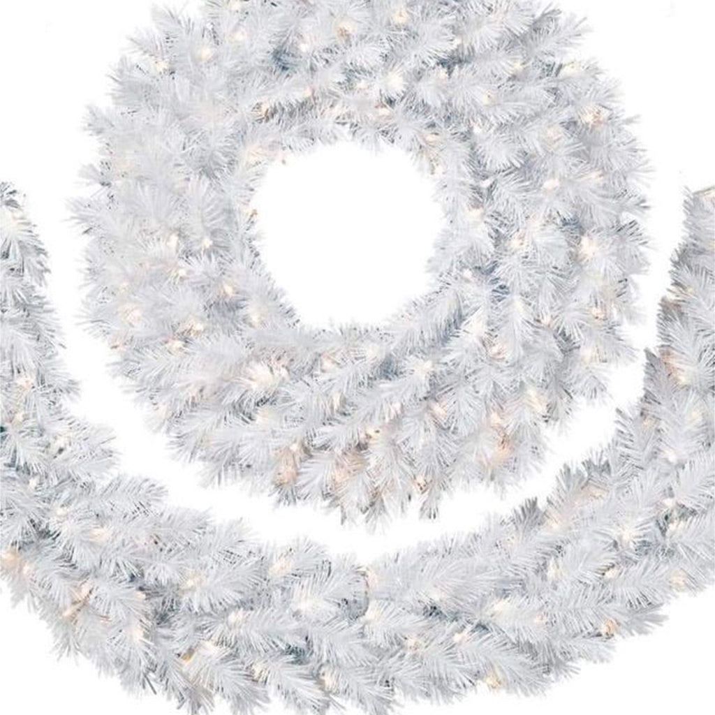 2.7M Christmas green garland,white garland,christmas decoration,plain,thick, decor DIY,PVC GARLAND  JVL