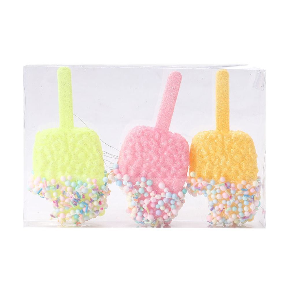 FLARO Cartoon Christmas Candy Balls Set Macaroon Ice Cream Donut Cake Lollipop Balls Pendant Party Supplies Elegant Christmas Tree Ornaments Merry Christmas Decor