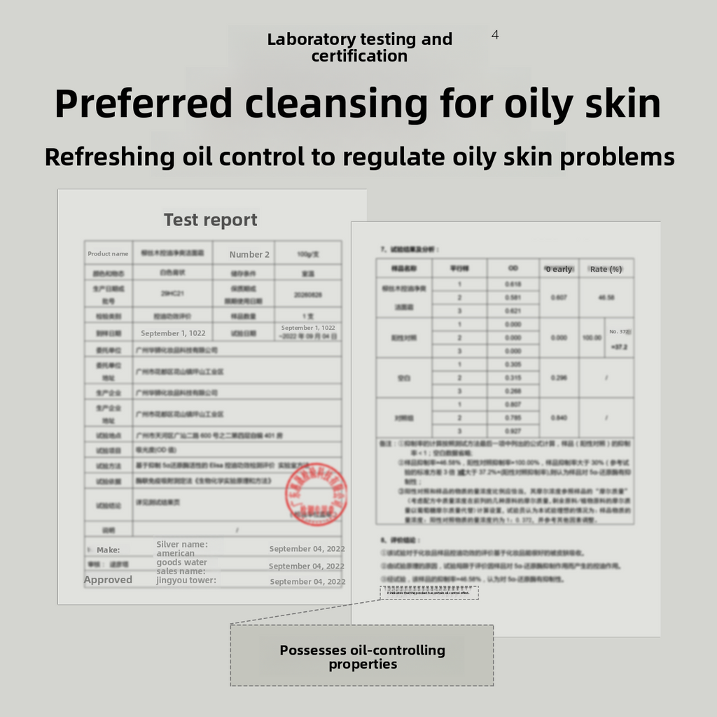 OSITREE | Oil Control Refreshing Cleansing Face Wash with Amino Acids and Salicylic Acid