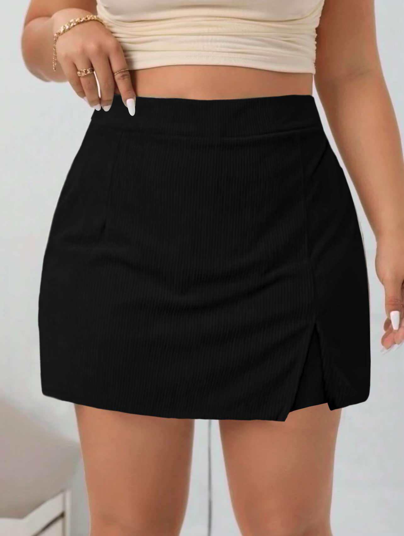 Plus size Corduroy Palda short Skort fits 30-40 waistline
