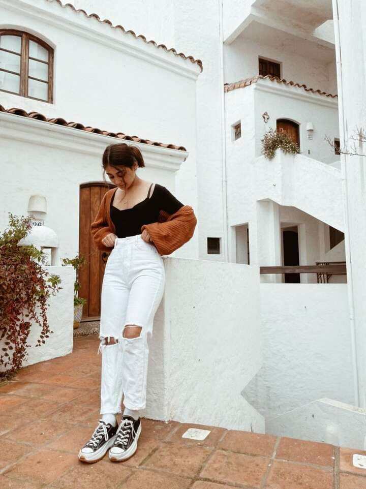 Cardigan semicrop oversized long sleeve waffle knitted