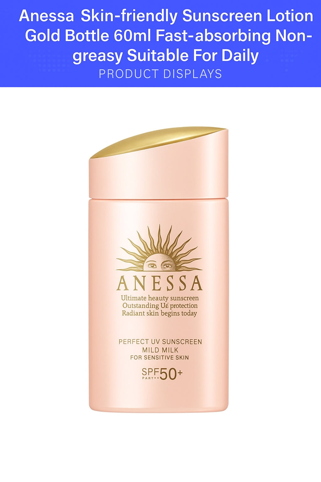 Anessa | Skin-Friendly Sunscreen Lotion 60ml