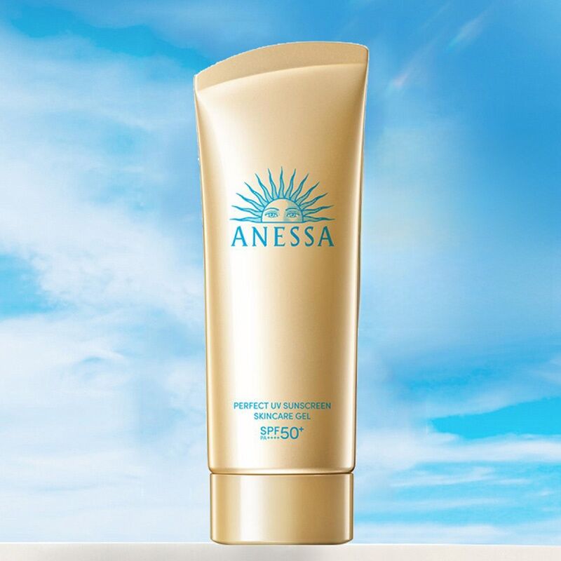 Anessa Gold Bottle Sunscreen Gel Waterproof Sweatproof 90g Facial Universal Protection SPF50+ PA++++ Whitening Sun Protection