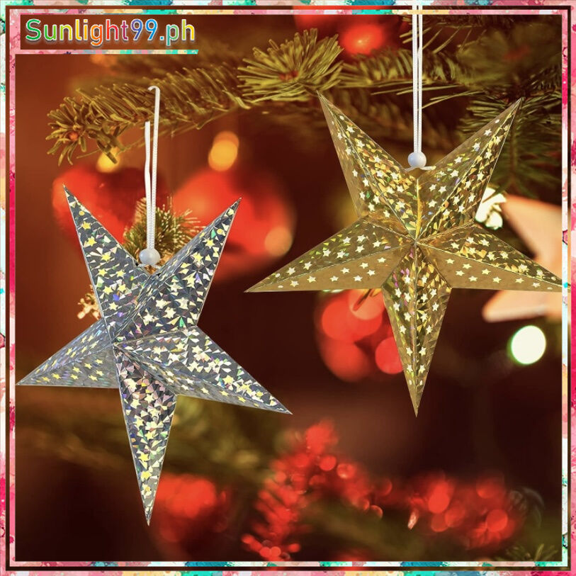Sunlight Lanterns Decoration,Christmas Star Parol Lantern Pampanga Big with lights, Paper Star Lantern Lights,Star for Christmas Tree,Xmas Lights,Star Shaped Ornament for Christmas Decorations,Christmas Lanterns with Light,Christmas Lanterns Parol Sale