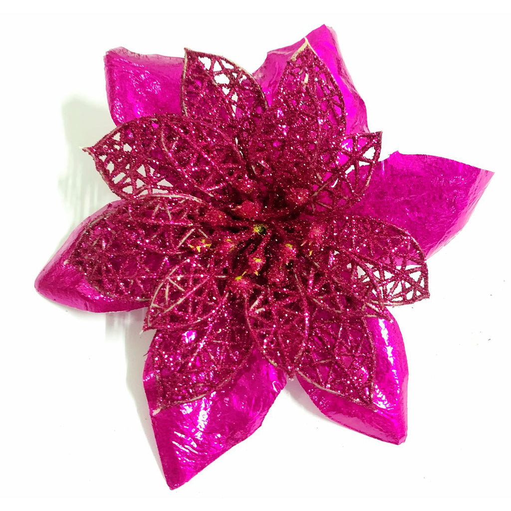 Christmas Flower Various design Christmas flowers Artificial Flowers christmas tree decoration Party,DIY  JVL