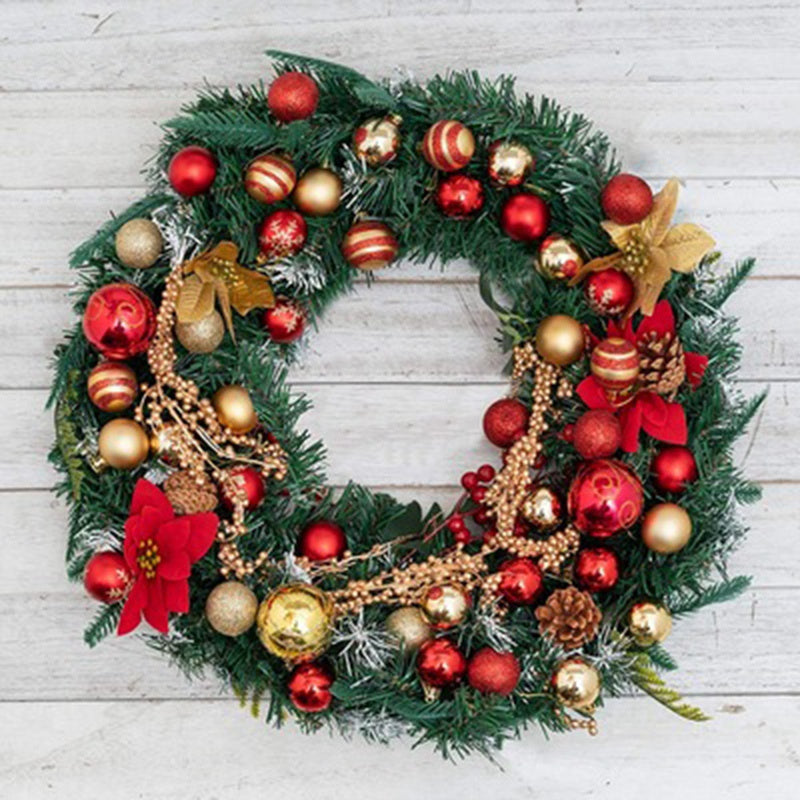 [READY STOCK] COD 50Pcs Set Classic Christmas Tree Balls Ornaments 4cm Electroplated & Painted Balls for Tree Decoration