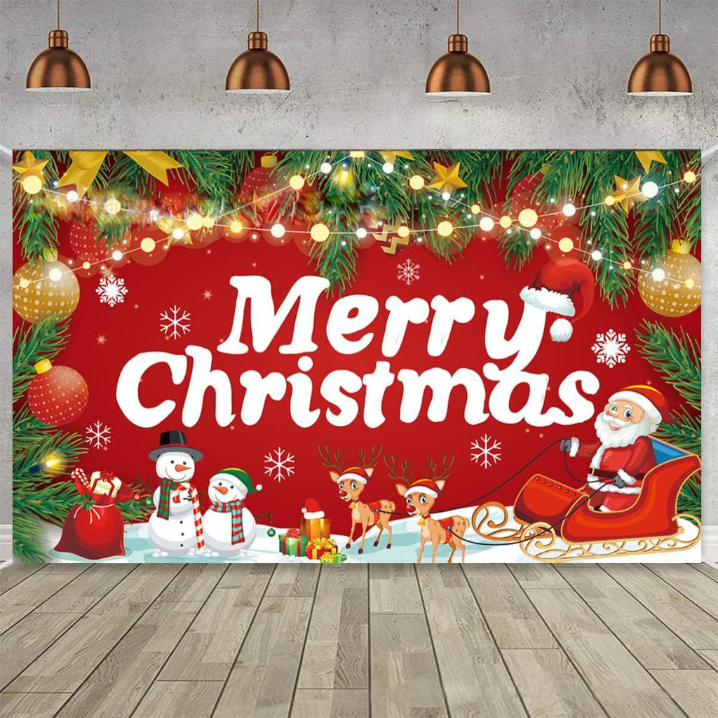 O-KAY Christmas Wall Tapestry Festival Hanging Cloth Background Cloth Wall Decoration Living Room Bedroom Fabric Art Wall Tapestry Tapestry Ornaments & Models