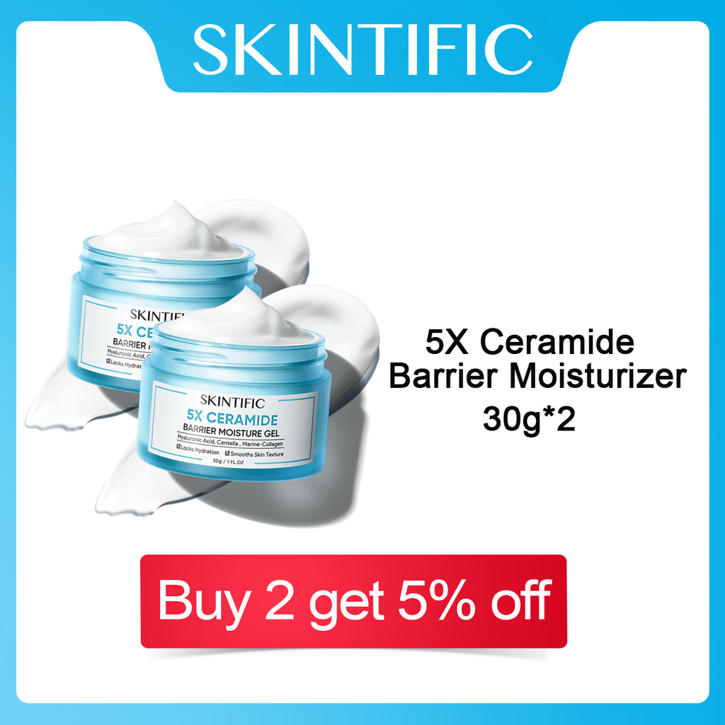 【TOP&HOT】SKINTIFIC OFFICIAL 5X Ceramide Skin Barrier Repair Moisture Gel Moisturizer Cream Face Moisturiser Day Cream