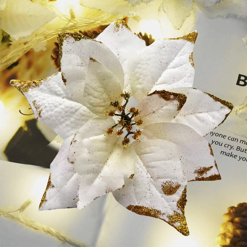 Christmas Flower Various design Christmas flowers Artificial Flowers christmas tree decoration Party,DIY  JVL