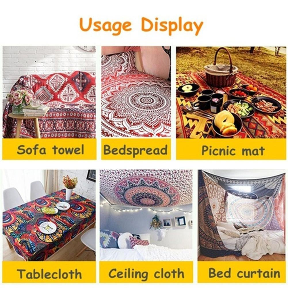 O-KAY Christmas Wall Tapestry Festival Hanging Cloth Background Cloth Wall Decoration Living Room Bedroom Fabric Art Wall Tapestry Tapestry Ornaments & Models