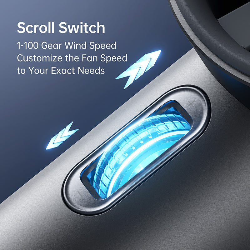 JISULIFE Handheld Fan Pro1/Pro1S Mini Fan Rechargeable Jet Fan Strong Wind 100 Gear Wind Speed Metal Body Digital Display Adjustable Turbo Fan For Commuting Outdoor Sports