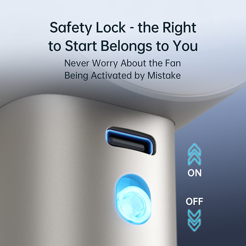 JISULIFE Handheld Fan Pro1/Pro1S Mini Fan Rechargeable Jet Fan Strong Wind 100 Gear Wind Speed Metal Body Digital Display Adjustable Turbo Fan For Commuting Outdoor Sports