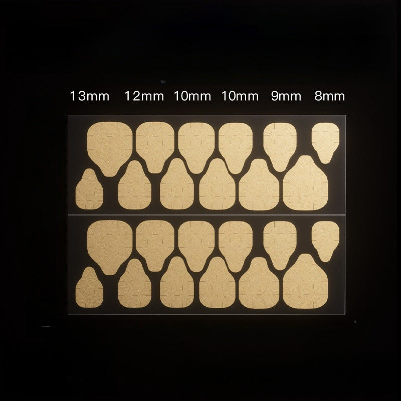 New 10PCS Cat Eye Crystal False Nail Shining Cat Eye Series Wearable False Tablets