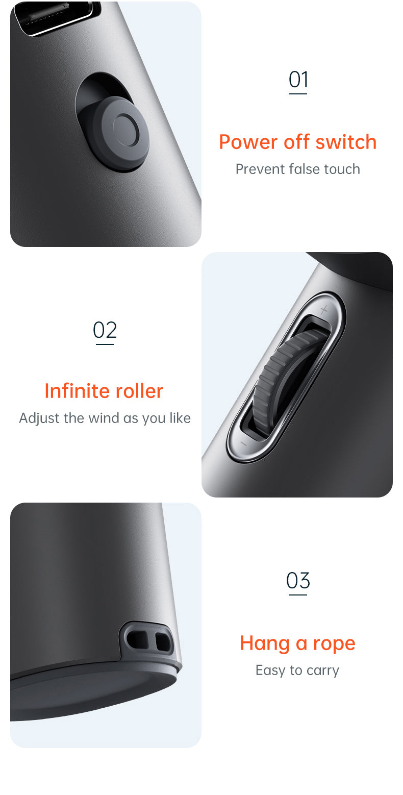 JISULIFE Handheld Fan Pro1/Pro1S Mini Fan Rechargeable Jet Fan Strong Wind 100 Gear Wind Speed Metal Body Digital Display Adjustable Turbo Fan For Commuting Outdoor Sports