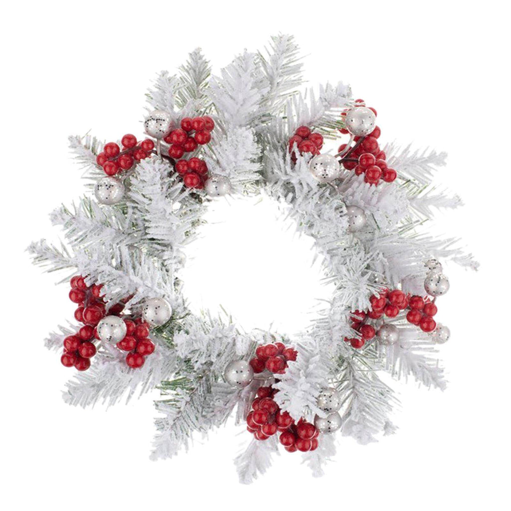 Dolity Christmas Candle Wreath Garland for Dining Room Thanksgiving Table Centerpiece