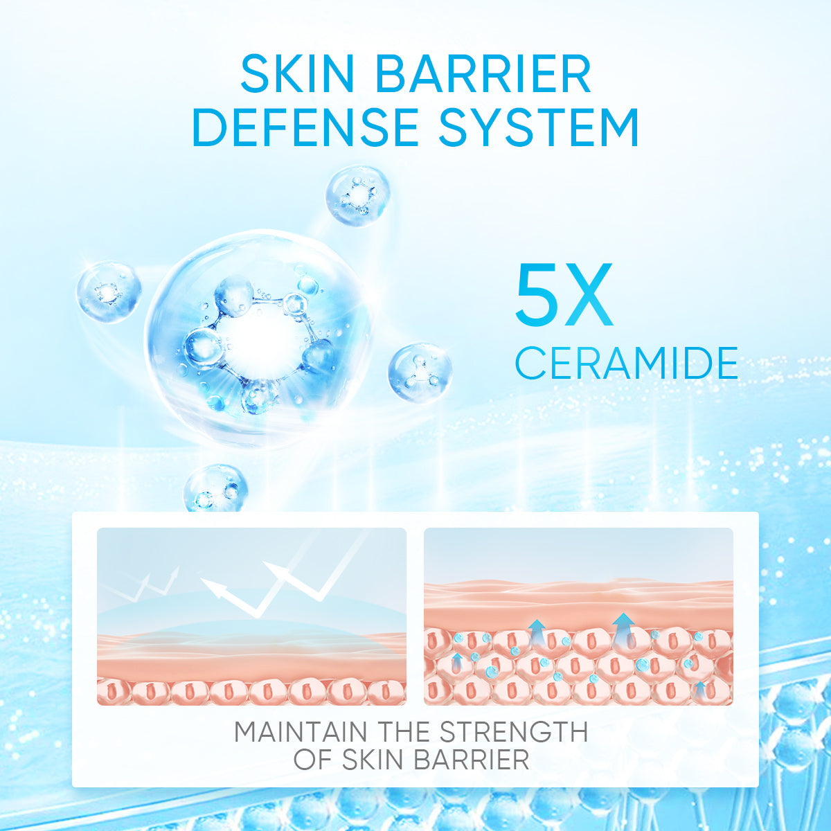 【TOP&HOT】SKINTIFIC OFFICIAL 5X Ceramide Skin Barrier Repair Moisture Gel Moisturizer Cream Face Moisturiser Day Cream