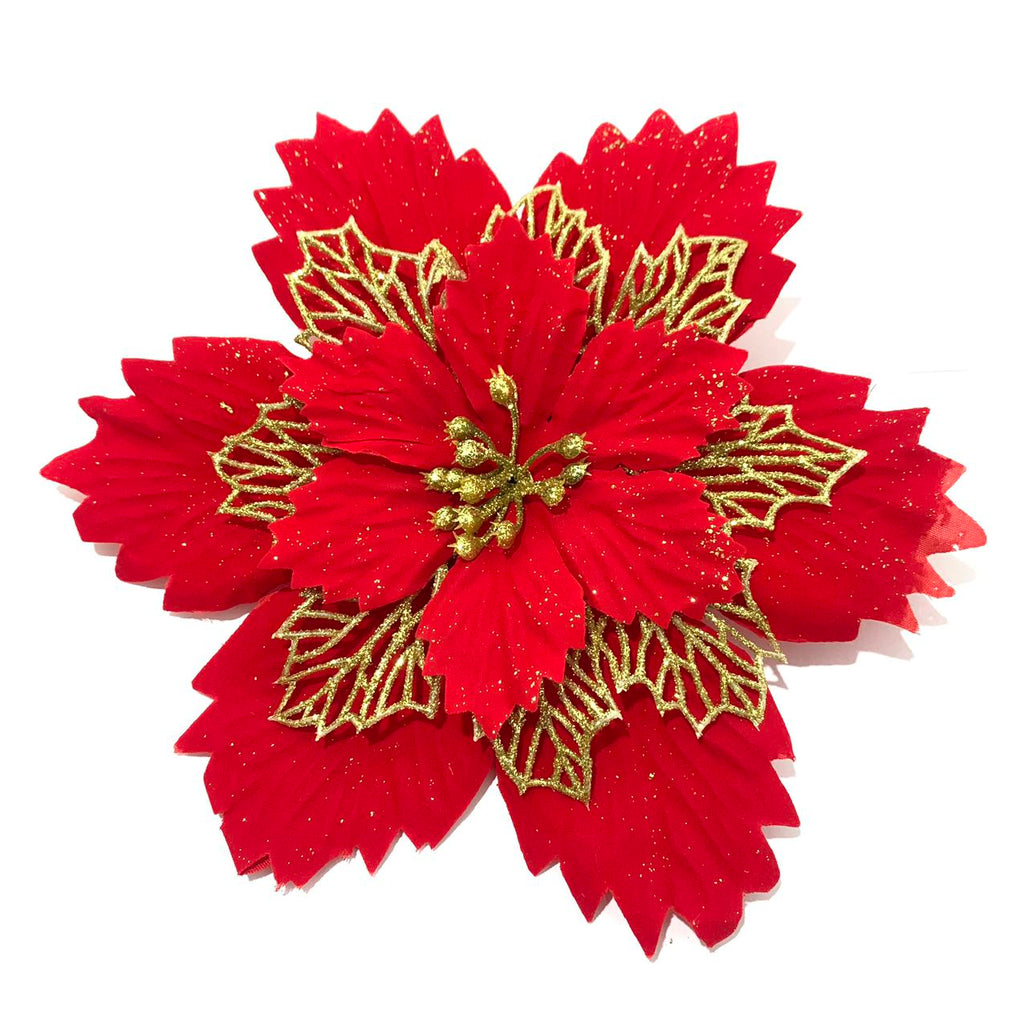 Christmas Flower Various design Christmas flowers Artificial Flowers christmas tree decoration Party,DIY  JVL